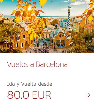 Iberia codigo promocional barcelona